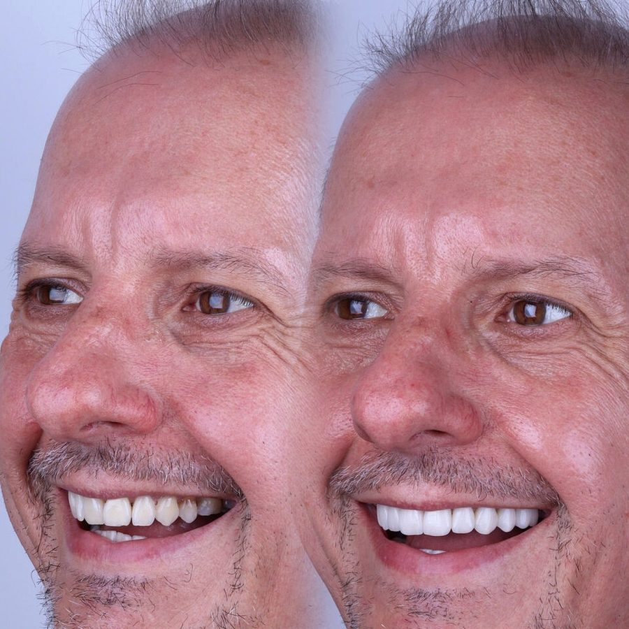 Carillas de porcelana en Málaga, transformación completa de la sonrisa (caso 8)
